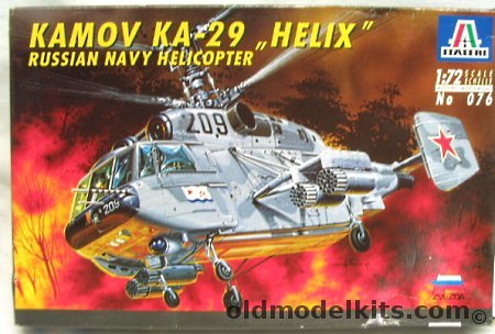 Italeri 1/72 Kamov Ka-29 Helix - Russian Navy Baltic Fleet, 076 plastic model kit